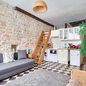 Cozy 1 Mezzanine & 1bedroom Louvre Moulins Free Netflix Apartamento
